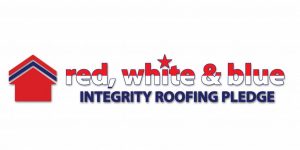 Integrity Roofing red, white & blue Integrity Roofing Pledge